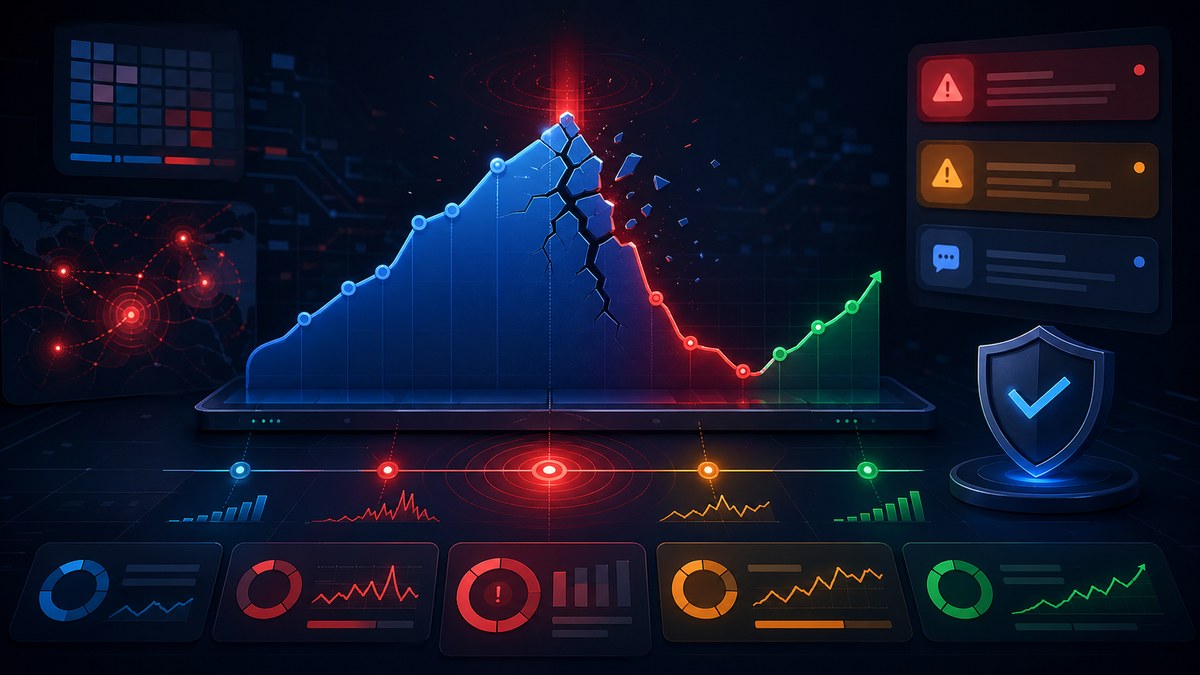 Meta Ads BFCM peak load outage and budget risk illustration
