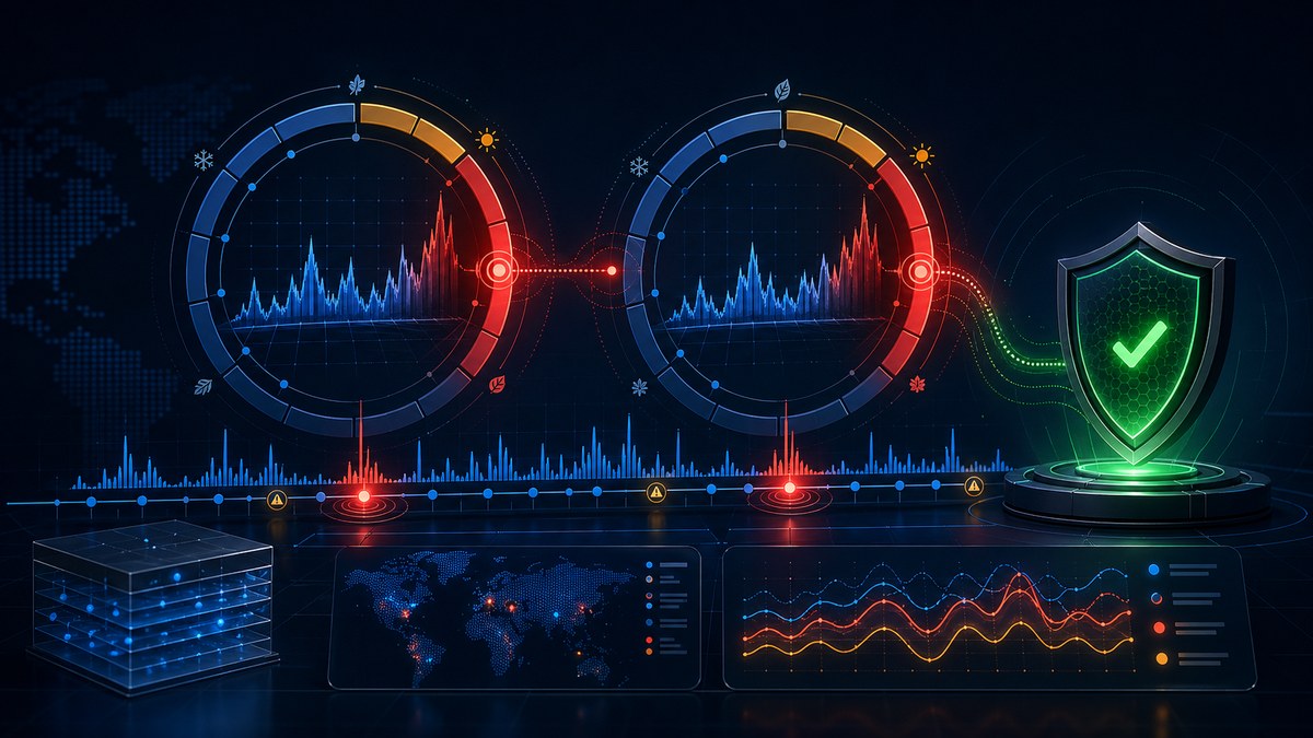 Meta Ads end of Q1 outage pattern analysis illustration